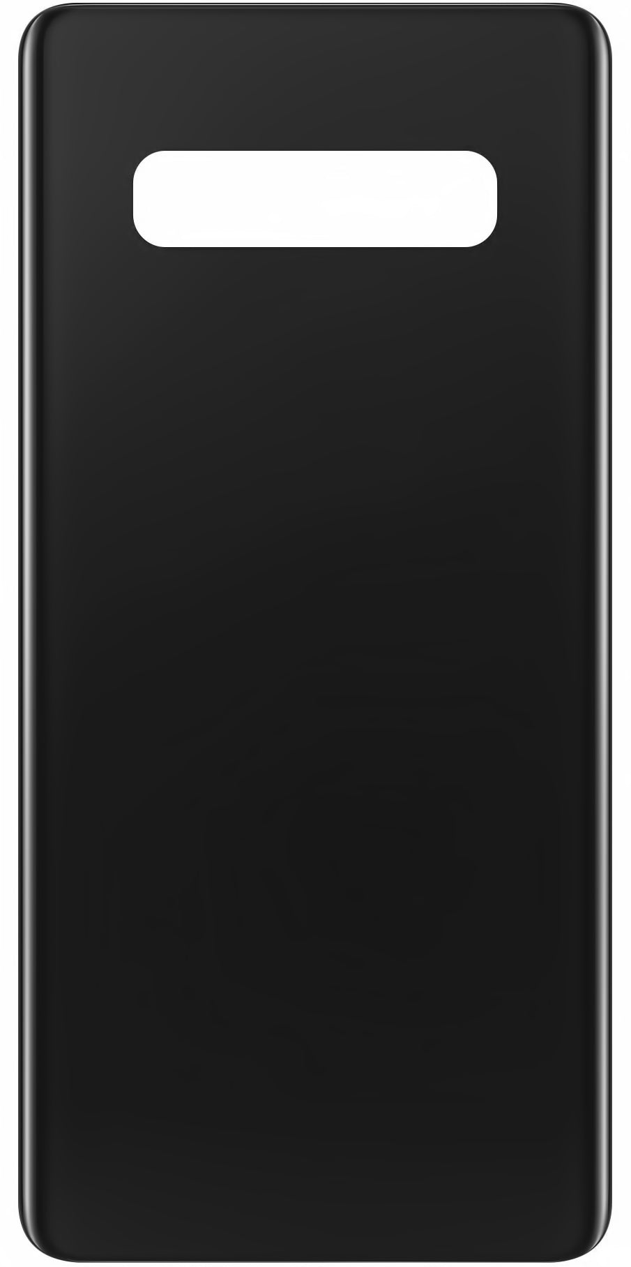 Batterilock kompatibel med Samsung Galaxy S10+ G975, Svart (Prism Black)