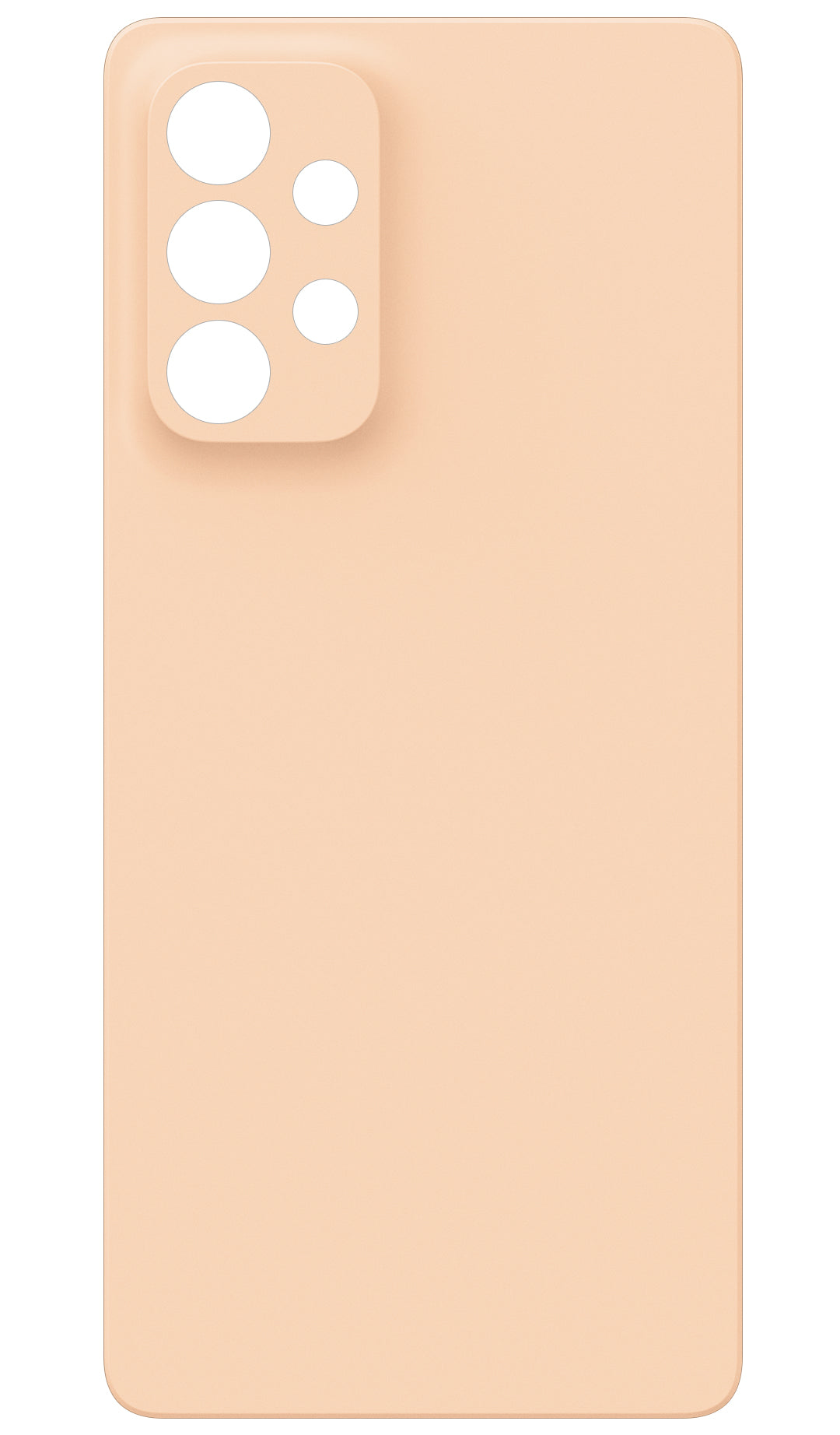 Batterilock kompatibel med Samsung Galaxy A53 5G A536, Orange