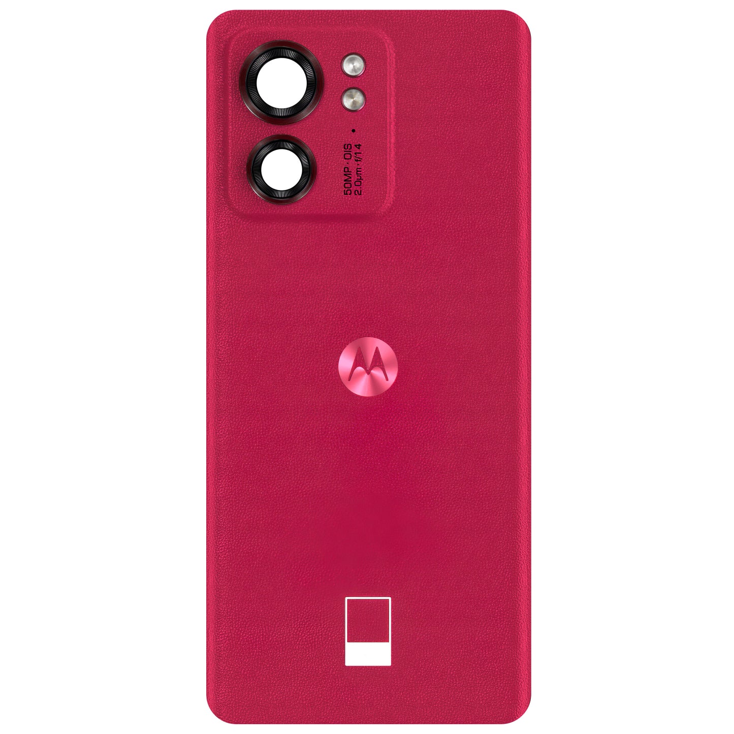 Batterilucka Motorola Edge 40, Röd (Viva Magenta), Service Pack 5S58C22715