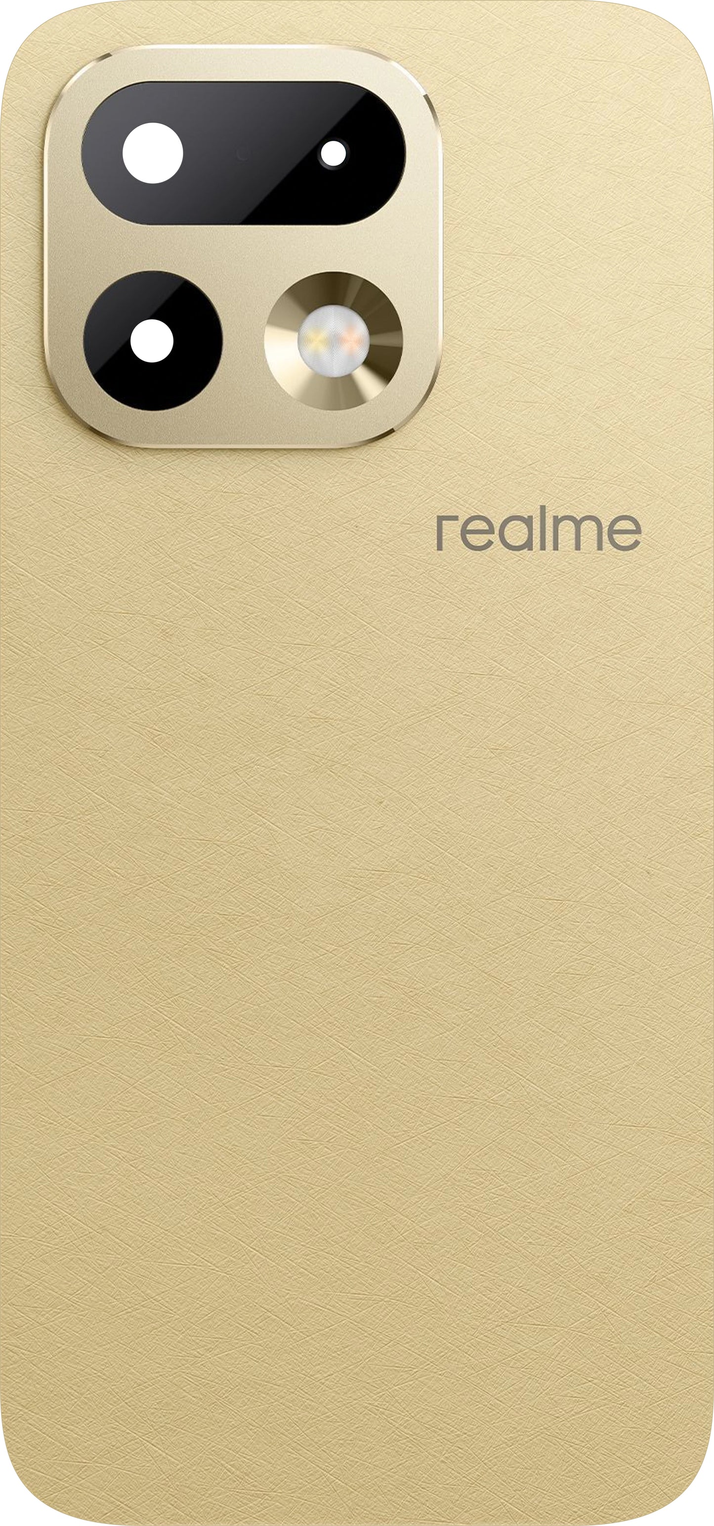 Batterilucka Realme 16 Pro, Guld, Servicepaket 621033000927