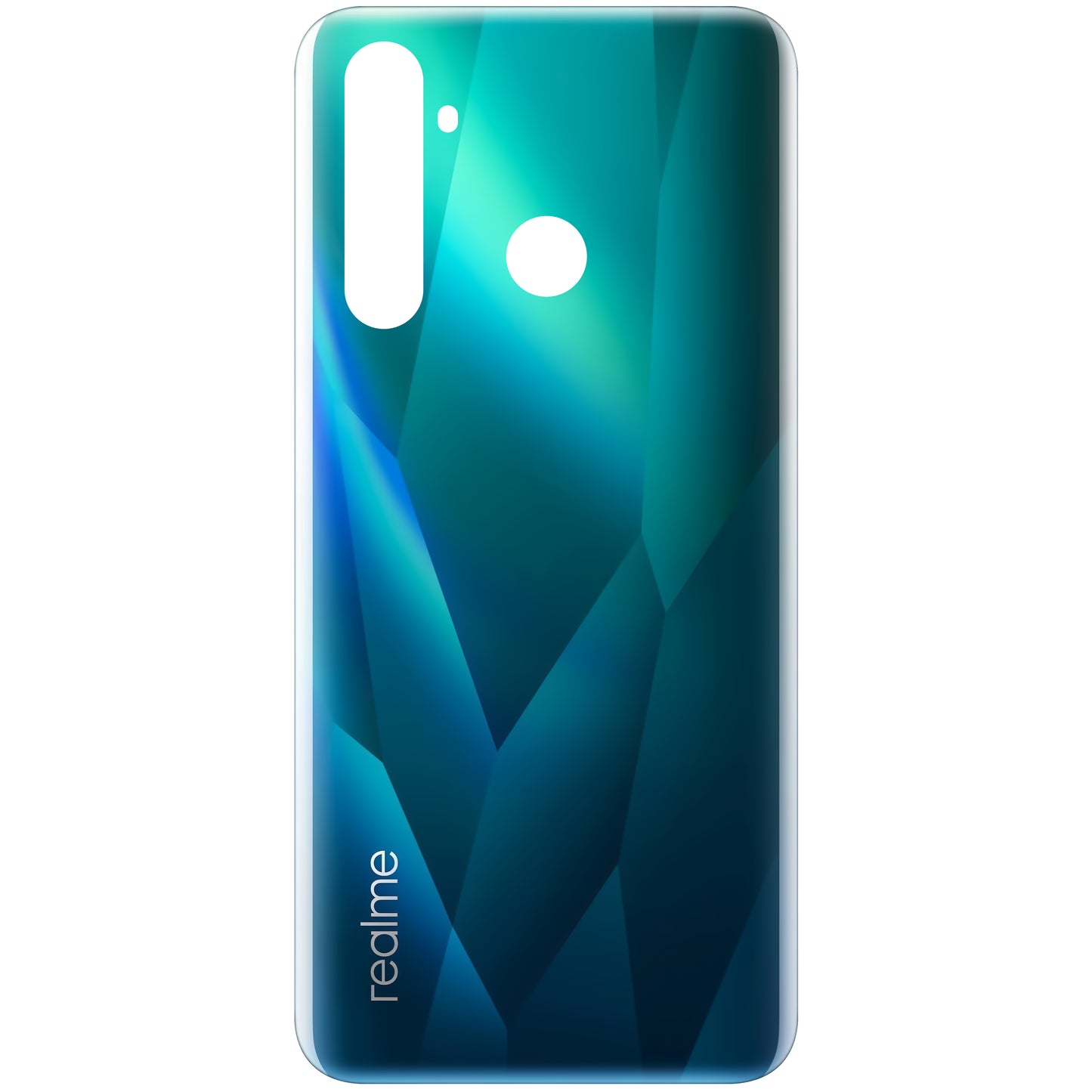 Batterifodral Realme 5 Pro, Blå (Kristallblå), Service Pack 3016237