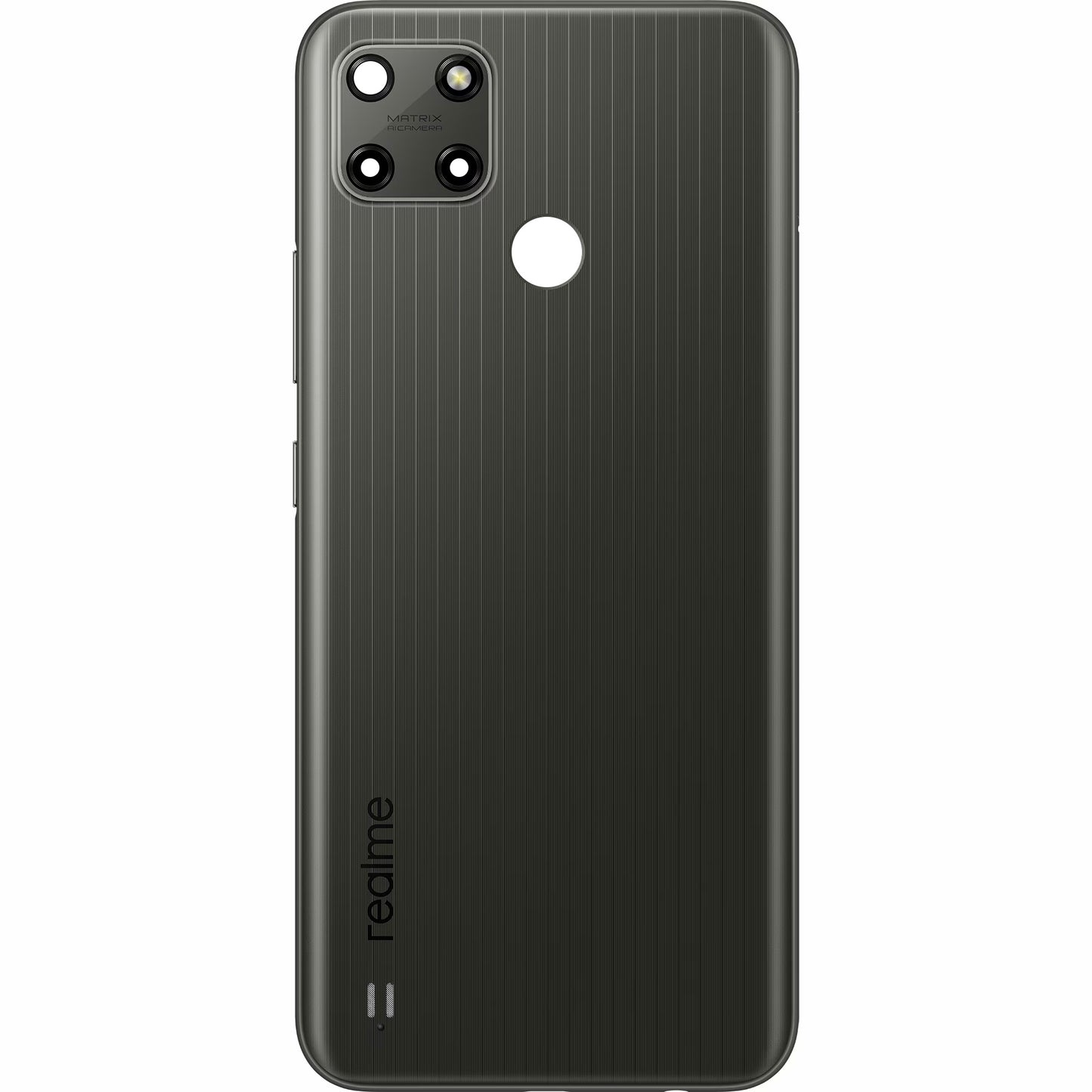 Batterilucka Realme C25Y, metallgrå, Service Pack 4909038