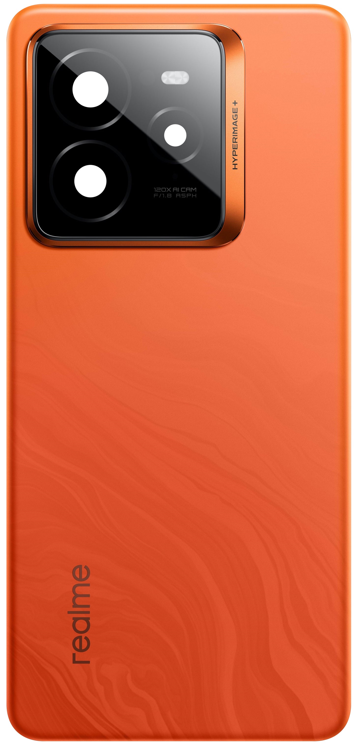 Batterilucka Realme GT 7 Pro, Orange (Mars Orange), Service Pack 621033000413