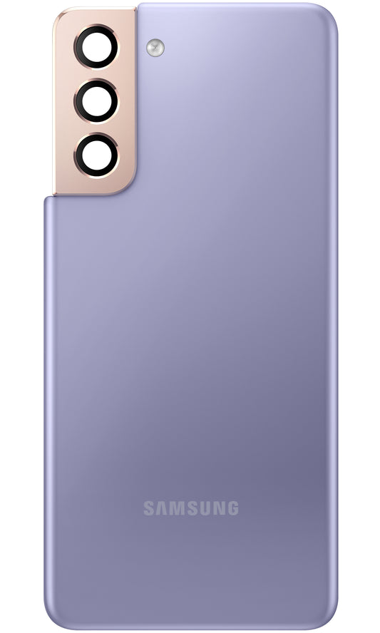 Batterilucka Samsung Galaxy Galaxy S21 5G G991, med bakre kameraglas, Lila, Begagnad