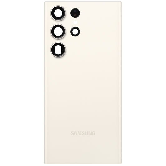Batterilucka Samsung Galaxy S23 Ultra S918, Kräm, Service Pack GH82-30400B