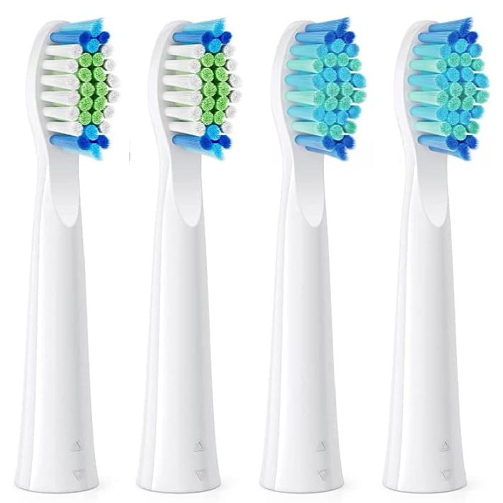 SDD2 Replacement Head for Bitvae D2 Electric Toothbrush, Set of 4, White