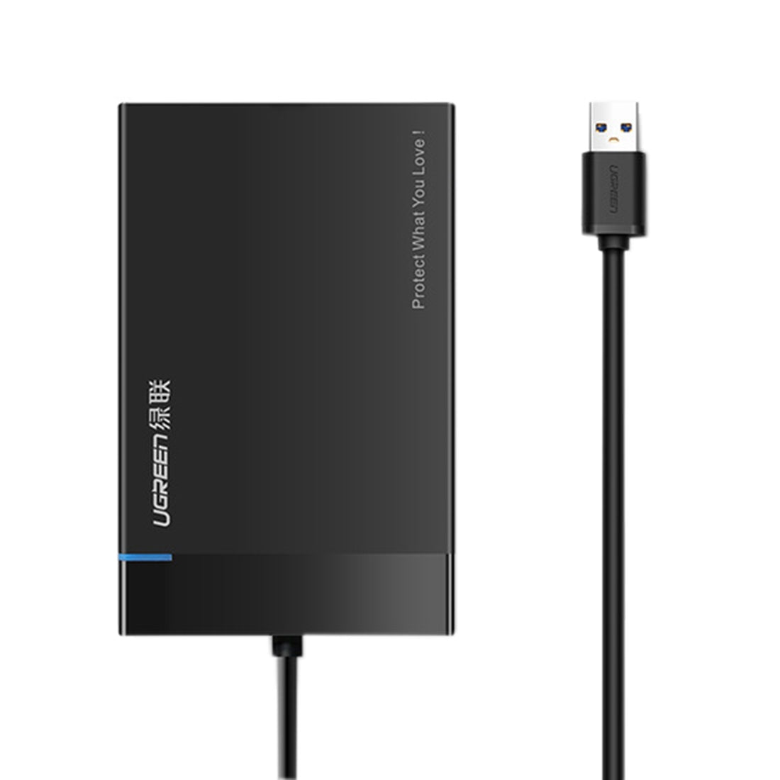 Rack UGREEN US221 för HDD / SSD SATA 2.5 tum, USB 3.0, Svart