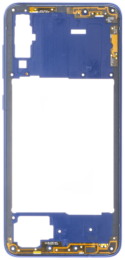 Samsung Galaxy Galaxy A70 A705 Halvfodral, Blå