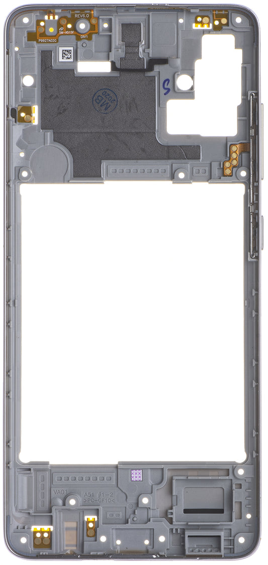 Samsung Galaxy A51 A515 Halvfodral Samsung Galaxy A51 A515, Silver