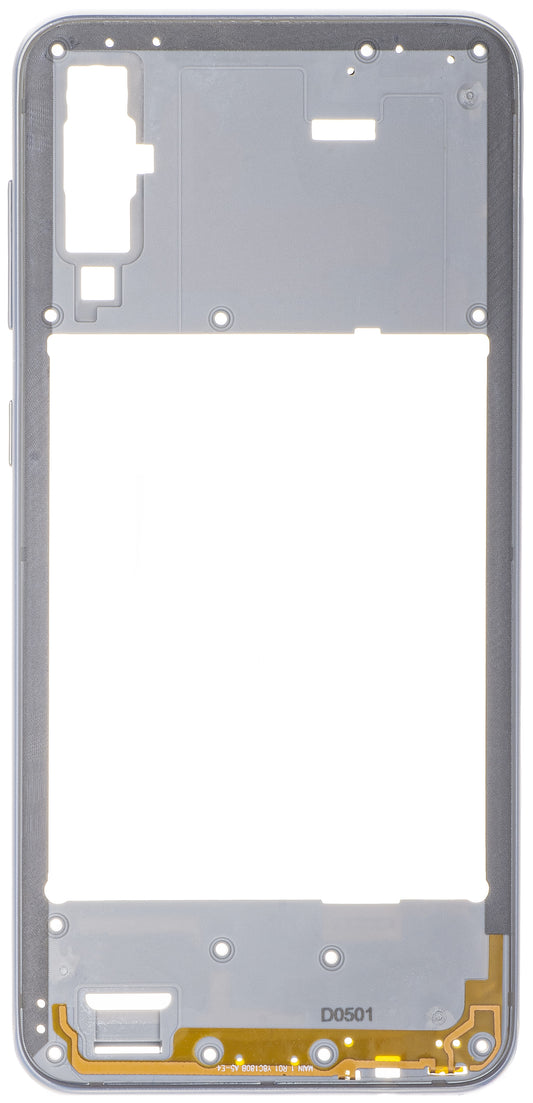 Samsung Galaxy Galaxy A50 A505 Halvfodral, Silver