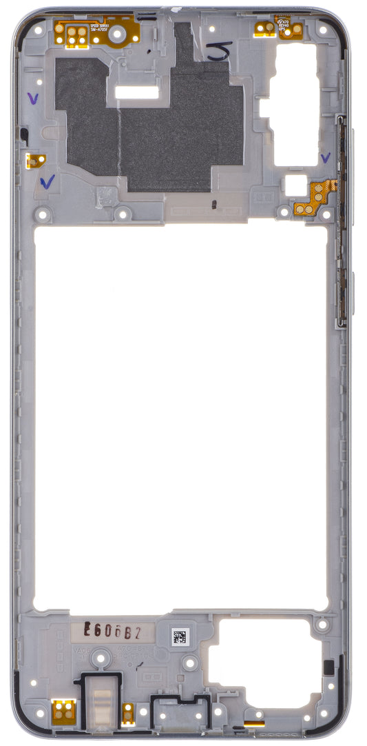 Samsung Galaxy Galaxy A70 A705 Mellanstora fodral, silver