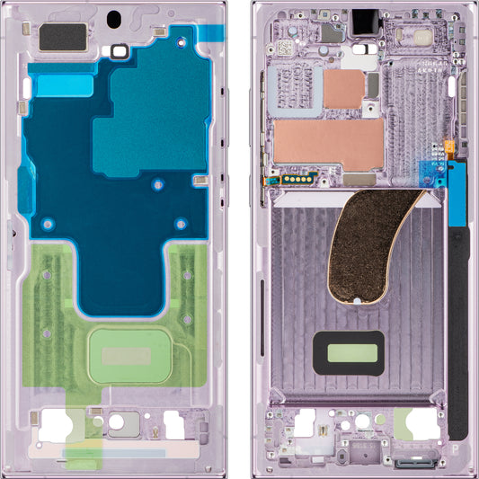 Mijloc Fodral Samsung Galaxy S23 Ultra S918, Violett (Lavendel), Service Pack GH96-15833D