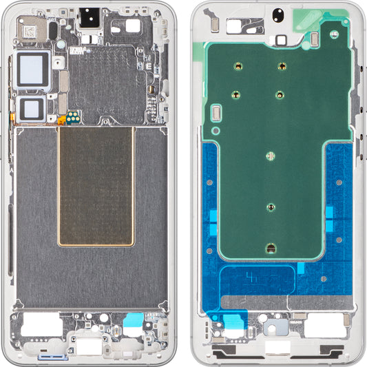 Mijloc Fodral Samsung Galaxy S24+ S926, Grå (Marmorgrå), Service Pack GH82-33413B
