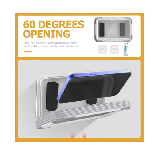 Väggfodral med Touch Membran Techsuit LC-888 för Telefon, Vattentät, Grå