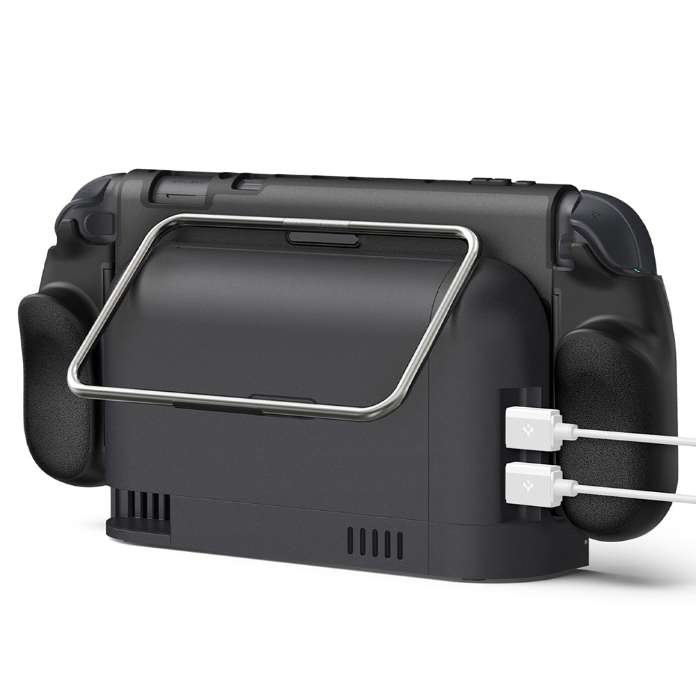 Spigen Dual Grip Pro skyddshölje för Nintendo Switch 2, Svart ACS10196
