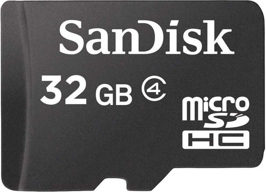 SanDisk microSDHC-minneskort, 32 GB, klass 4 SDSDQM-032G-B35