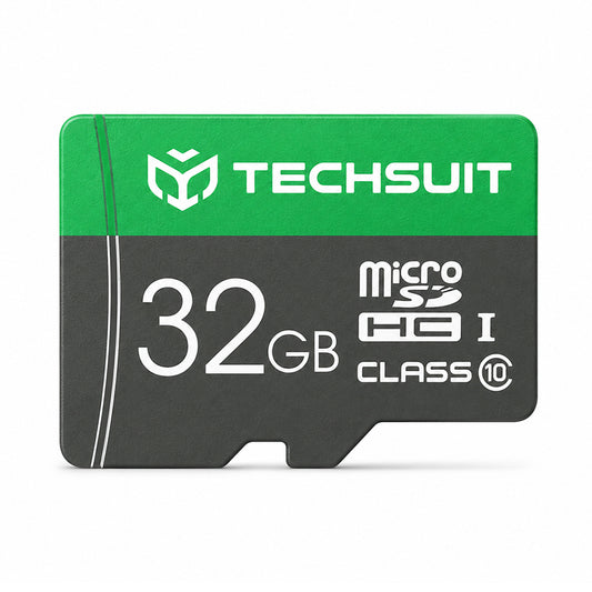 Techsuit THCM11 microSDHC-minneskort, 32 GB, klass 10, med adapter