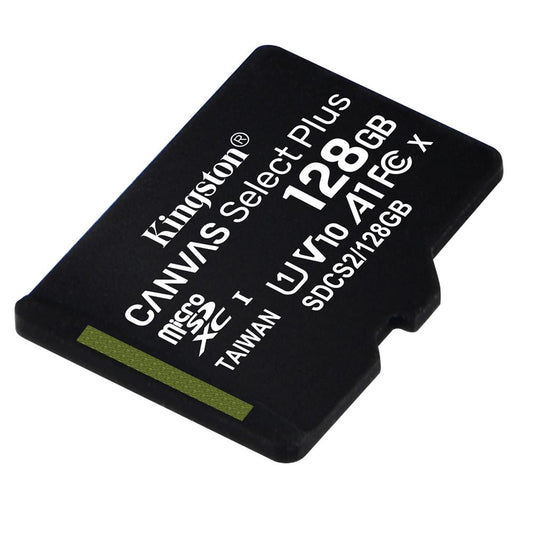 Kingston Canvas Select Plus, 128Gb, Klass 10 / UHS-1 U1 SDCS2/128GBSP microSDXC-minneskort