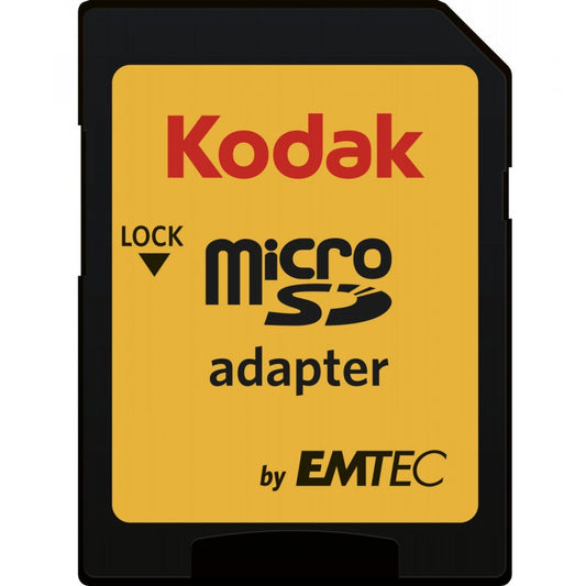Kodak microSDXC-minneskort, 64Gb, Klass 10 / UHS-1 U1, Med Adapter EKMSDM64GXC10K