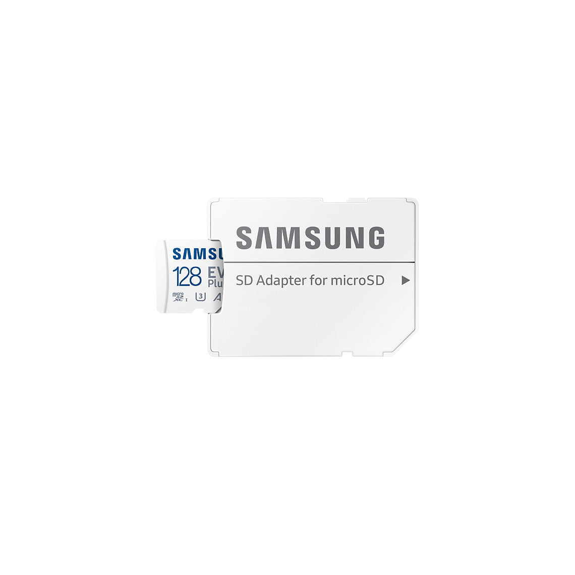 Minneskort microSDXC Samsung Evo Plus, 128Gb, Klass 10 / UHS-1 U3, Med Adapter MB-MC128SA/EU