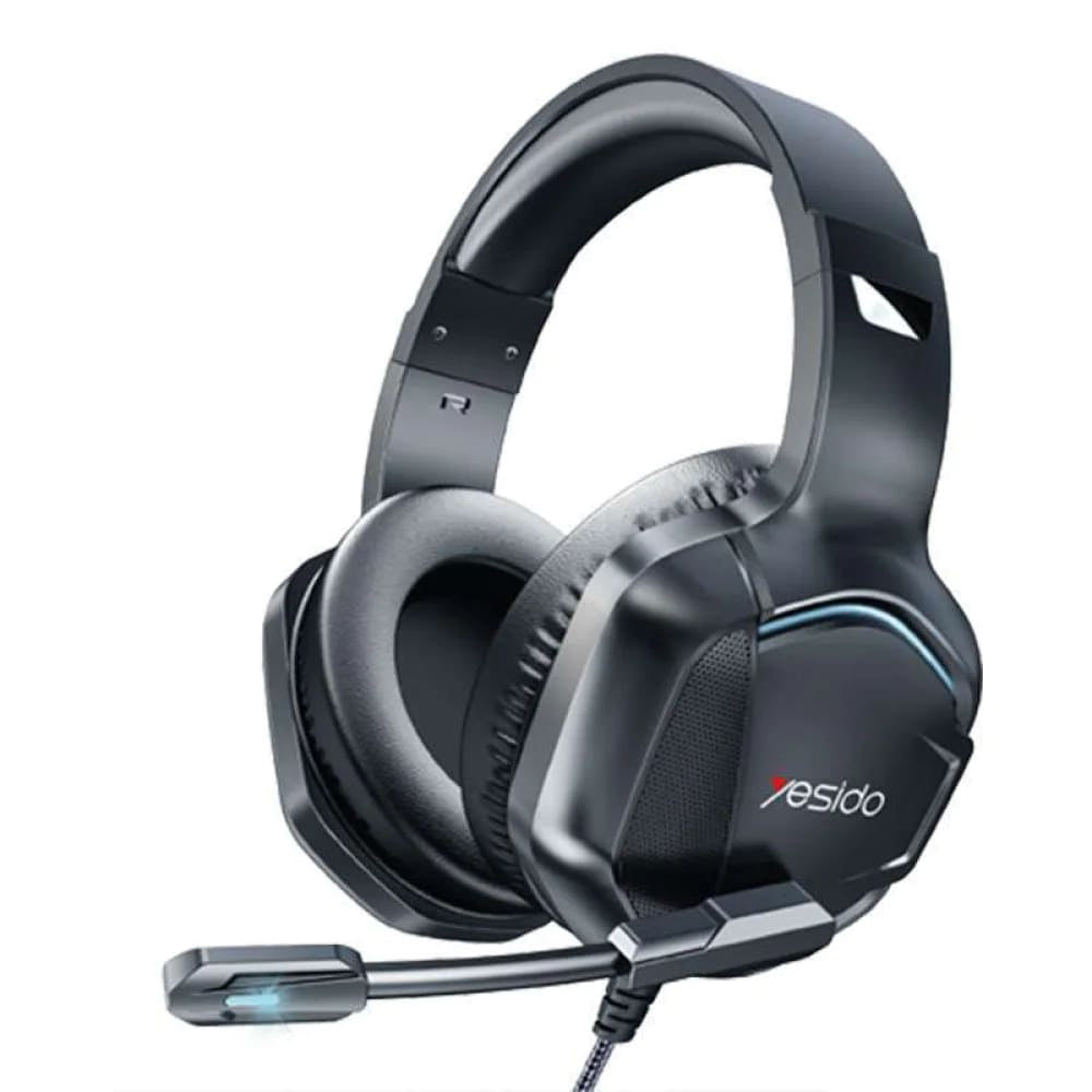 Gaminghörlurar 3.5mm Yesido EK01, RGB, 1.2m, Svarta