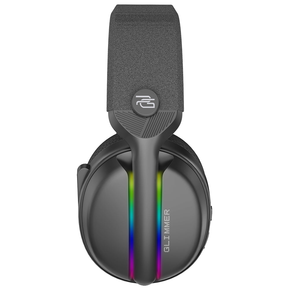 Proove Glimmer trådlösa gaminghörlurar, RGB, BT / Wi-Fi / Kabel, Svarta WHGL00022001