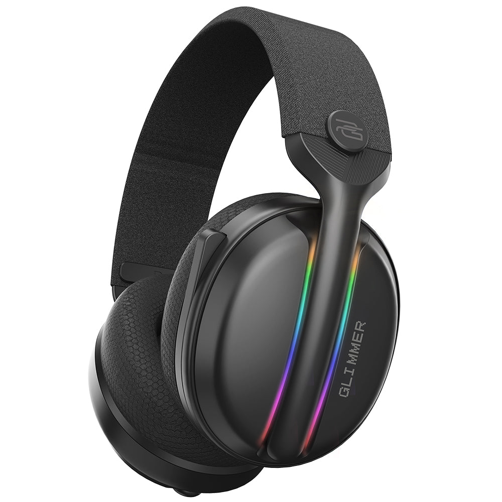 Proove Glimmer trådlösa gaminghörlurar, RGB, BT / Wi-Fi / Kabel, Svarta WHGL00022001