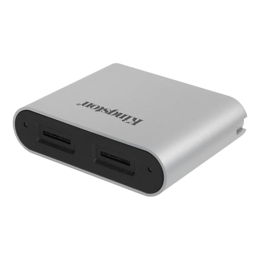 Kingston Workflow USB 3.2-kortläsare, dubbla microSD-kort, grå WFS-SDC