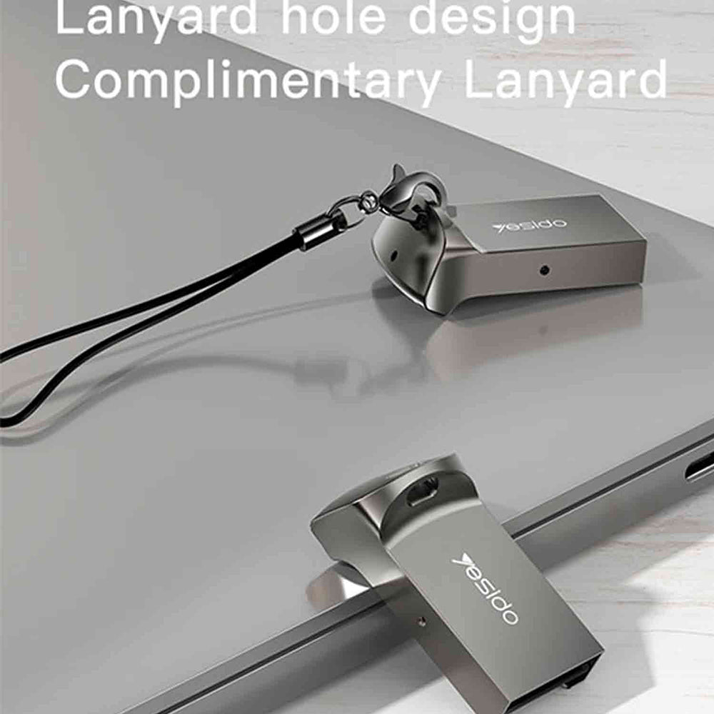 USB-kortläsare Yesido GS20, microSD, Grå