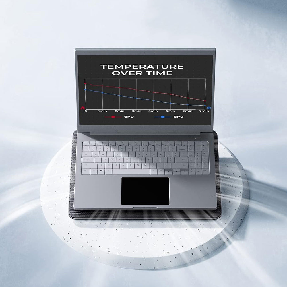 Cooler HAVIT F2067 för Laptop 9 tum - 18,3 tum, Svart