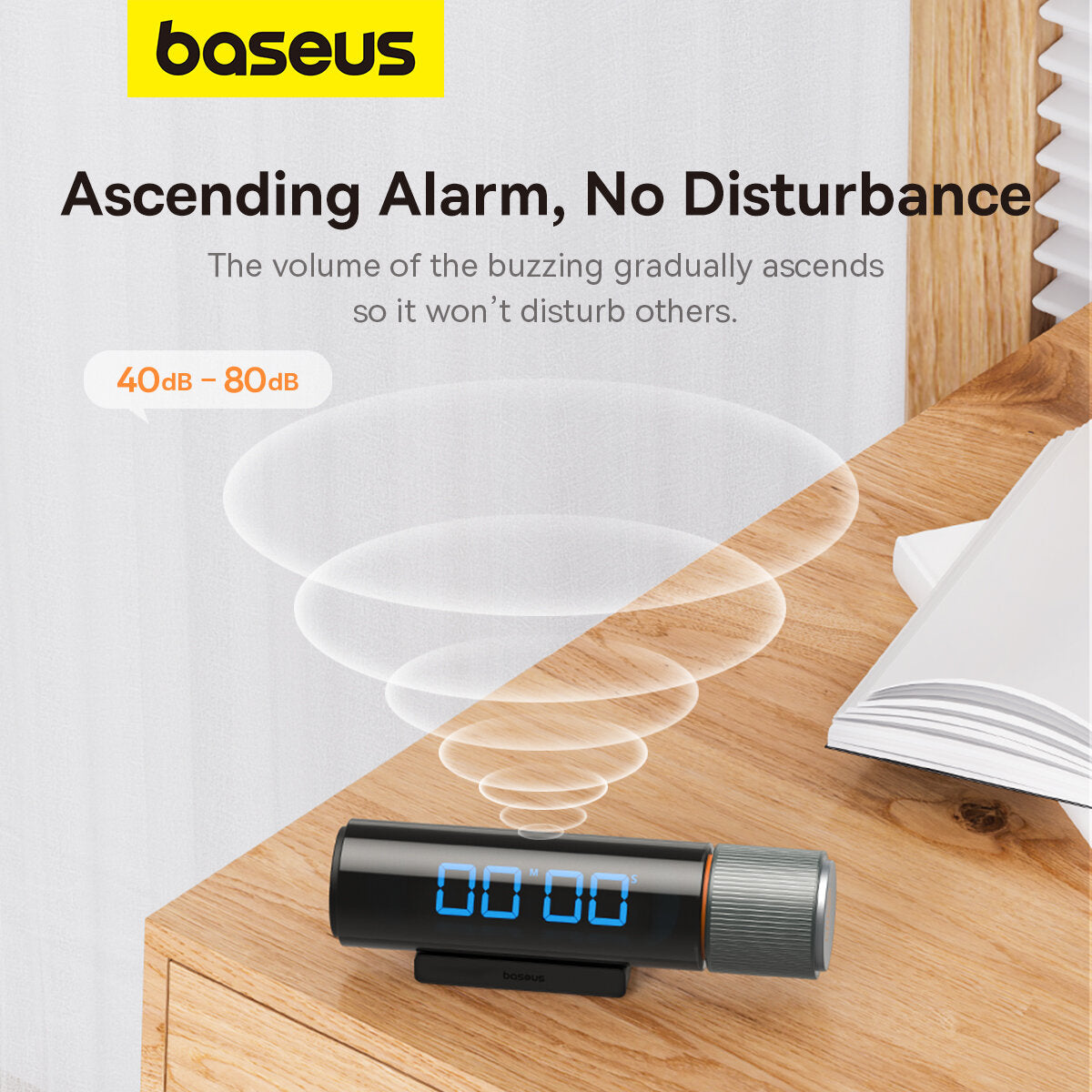 Timer Temporizator Baseus Heyo, Svart L60448003111-00
