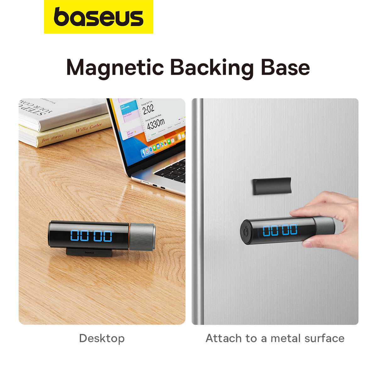 Timer Temporizator Baseus Heyo, Svart L60448003111-00