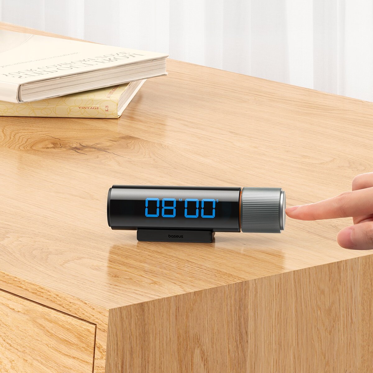Timer Temporizator Baseus Heyo, Svart L60448003111-00