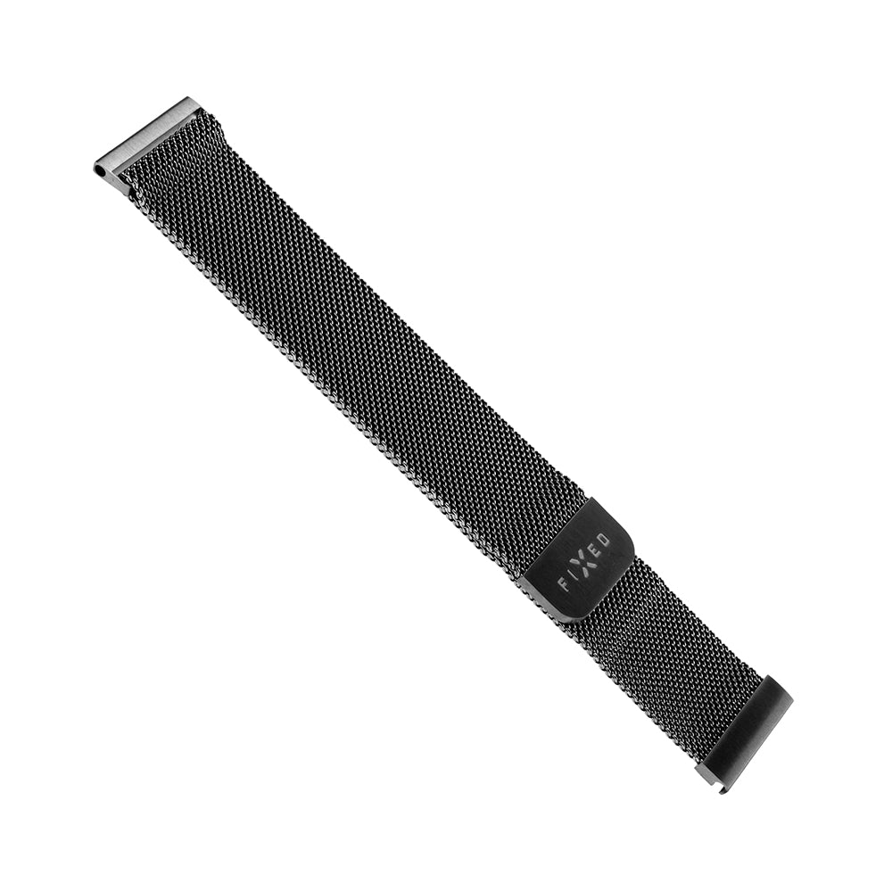 Fixed Mesh Strap for Huawei Watch / Garmin Watch Series, 18mm, Black