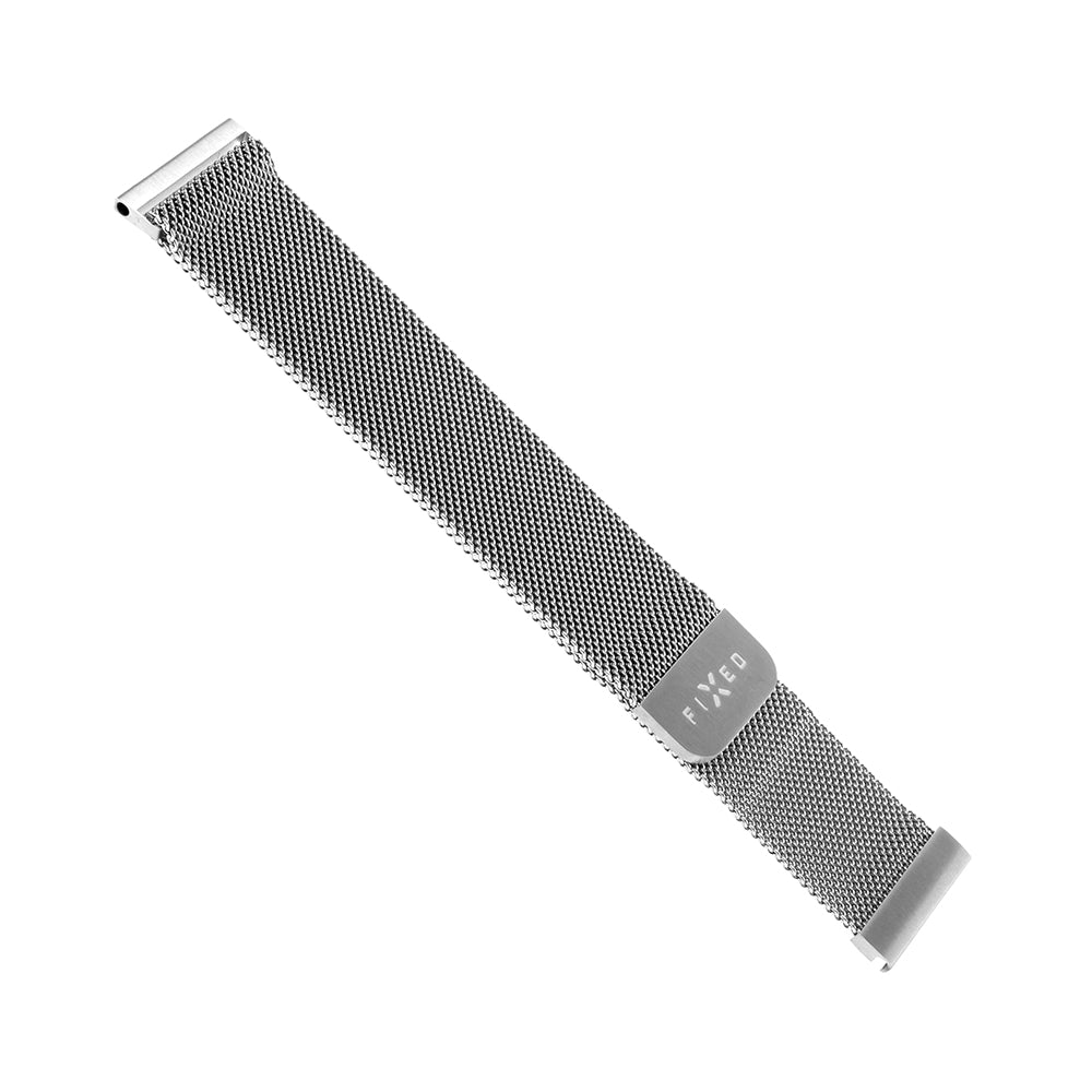 Fixed Mesh-armband för Huawei Watch / Xiaomi Watch Series, 22mm, Silver