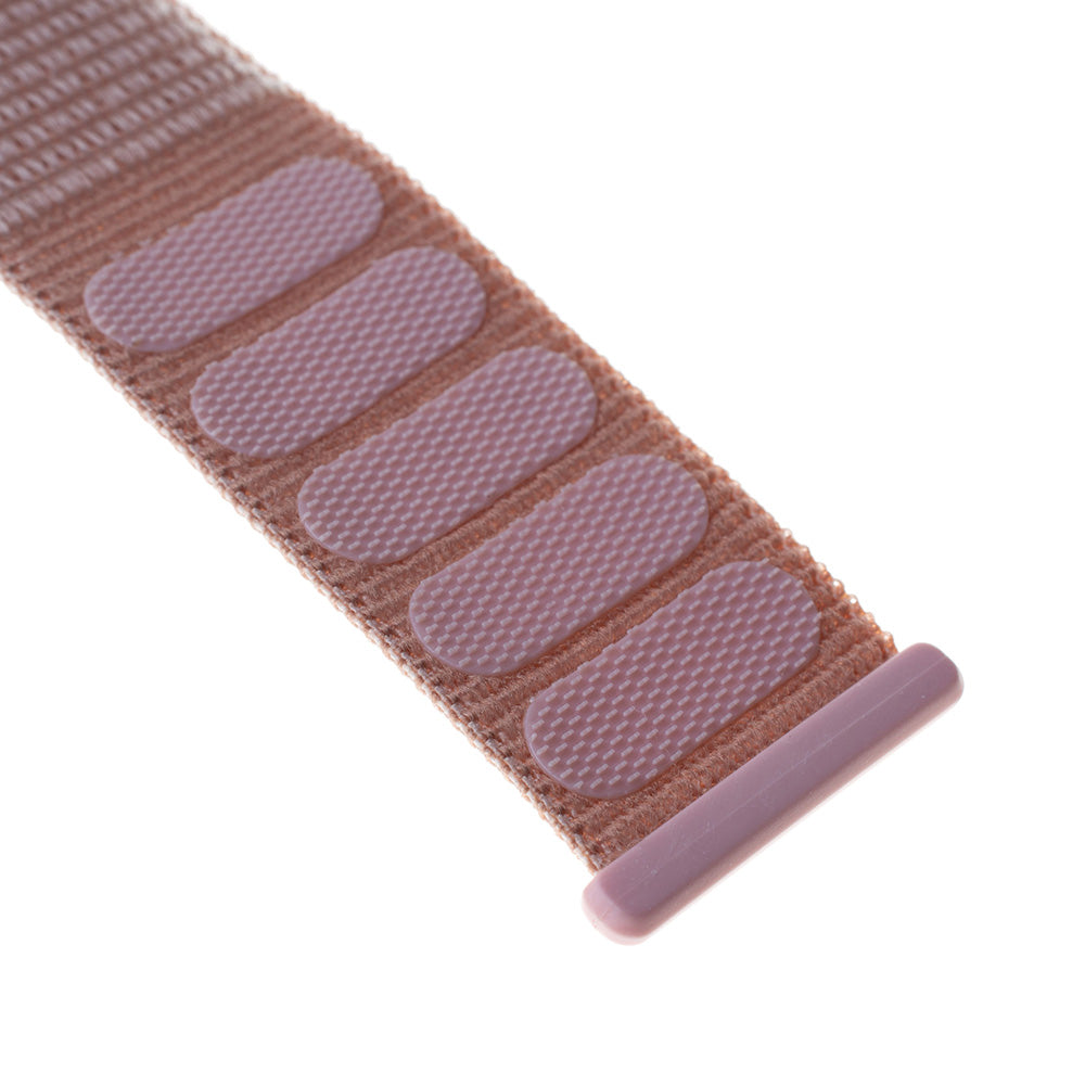 Fixed Nylon-band för Apple Watch 49mm / 46mm / 45mm / 44mm / 42mm Series, Roséguld