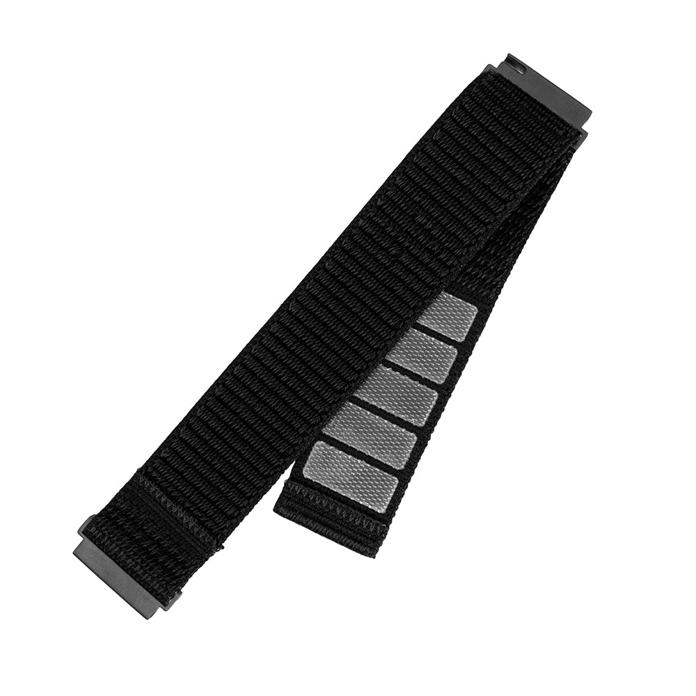 Fixed Nylon Sporty klockarmband för Huawei Watch / Xiaomi Watch Series, 22mm, Svart