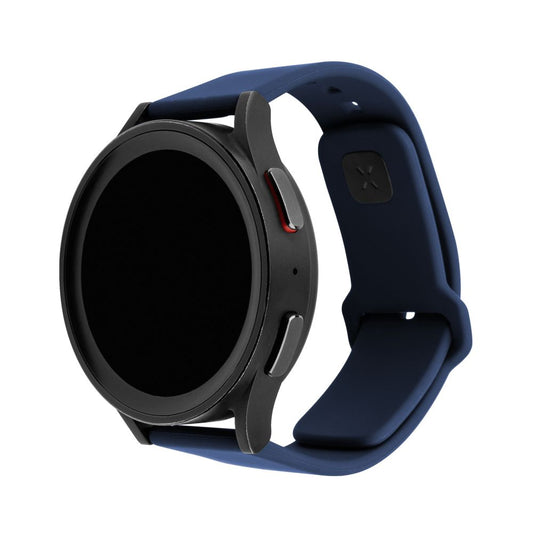 Fixed Silicone Sporty klockarmband för Samsung Galaxy Watch / Huawei Watch Series, 20mm, Blå
