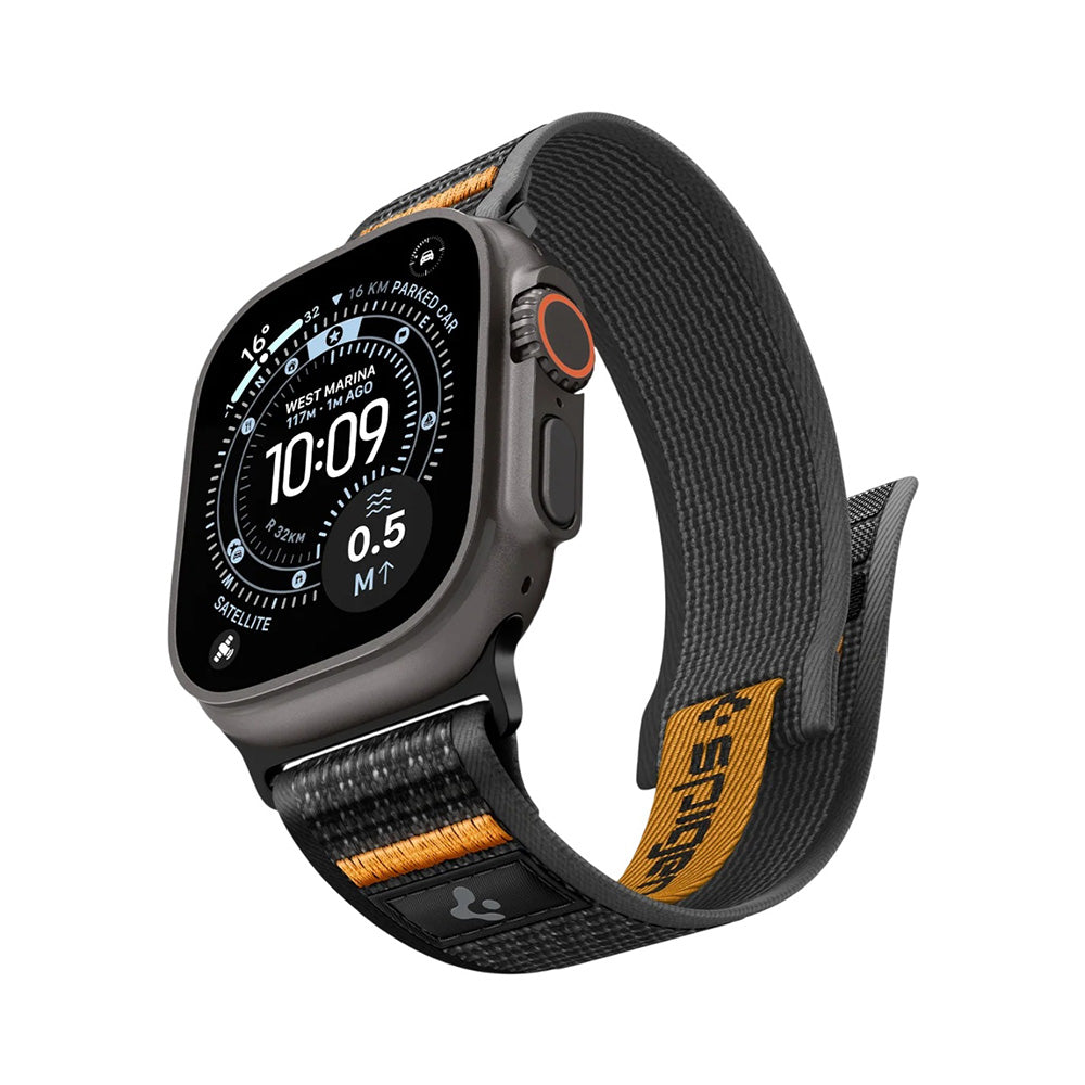 Spigen Athlex Air 2 rem för Apple Watch 49mm / 46mm / 45mm / 44mm Series, Orange AMP10607