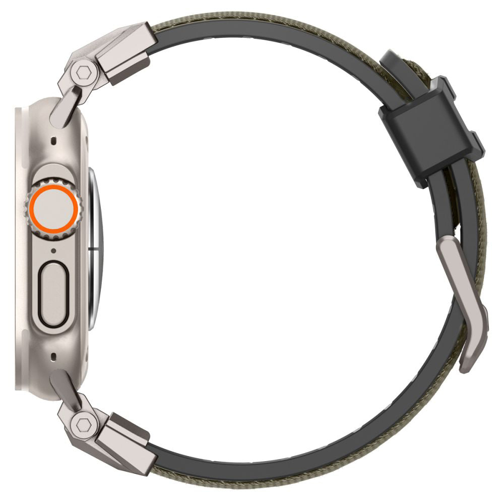 Spigen DuraPro Armor rem för Apple Watch 49mm / 46mm / 45mm / 44mm / 42mm Series, Grön AMP09102