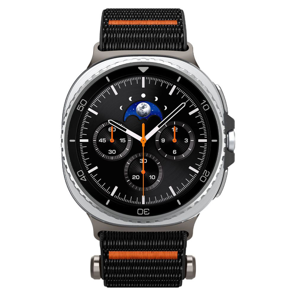 Spigen DuraPro Flex rem för Samsung Galaxy Watch8 / Watch8 Classic Series, Svart AMP10116