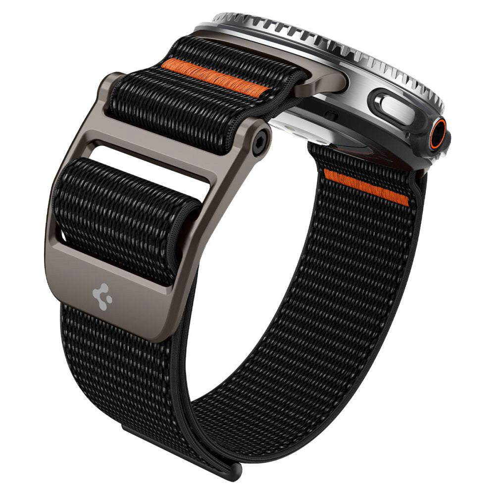 Spigen DuraPro Flex rem för Samsung Galaxy Watch8 / Watch8 Classic Series, Svart AMP10116