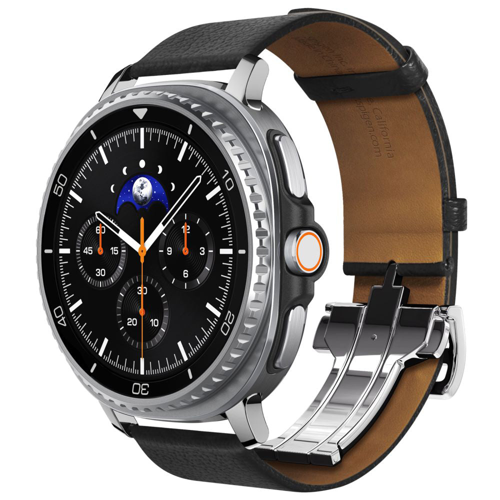 Spigen Enzo-armband för Samsung Galaxy Watch9 / Watch8 / Watch8 Classic-serien, svart AMP10119