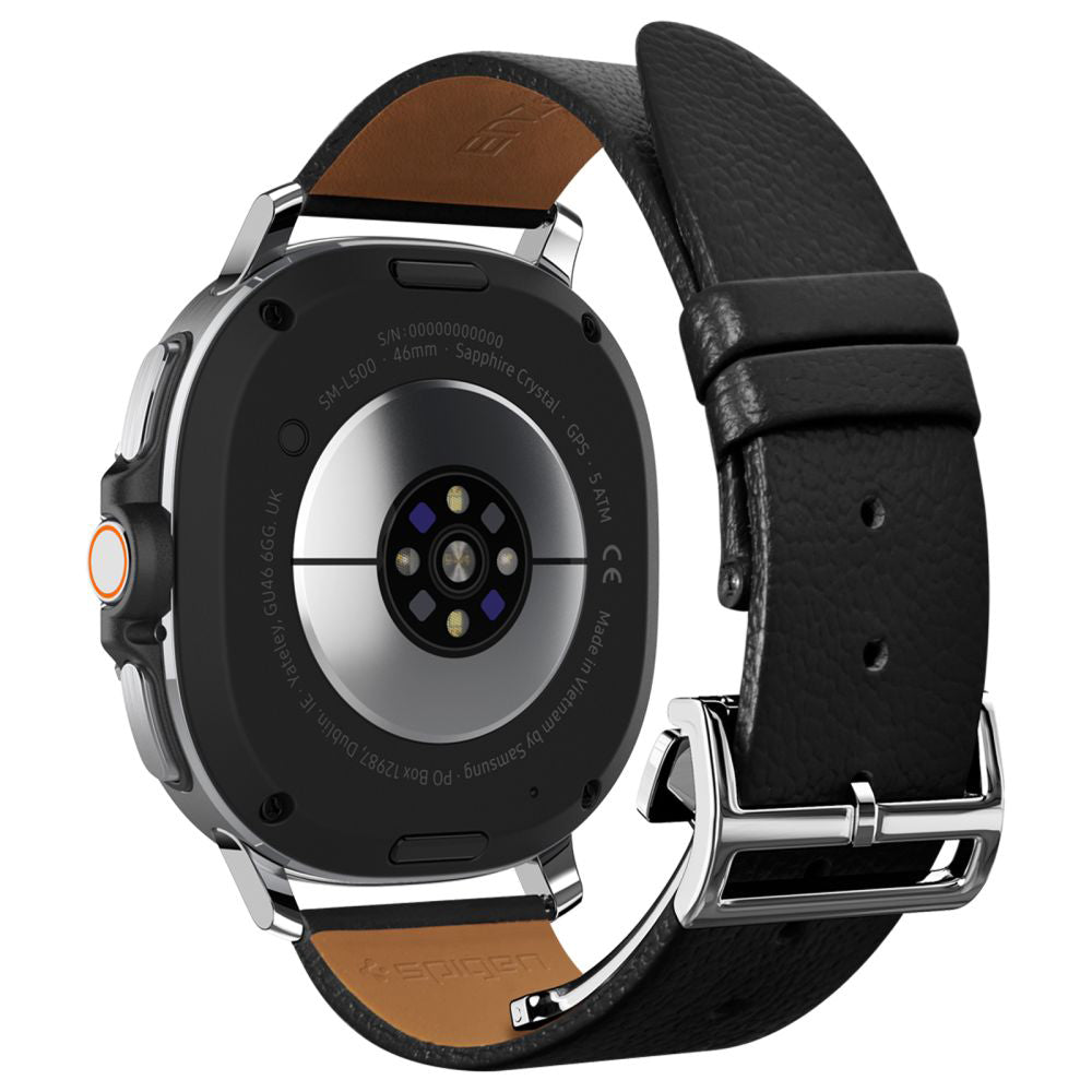 Spigen Enzo-armband för Samsung Galaxy Watch9 / Watch8 / Watch8 Classic-serien, svart AMP10119