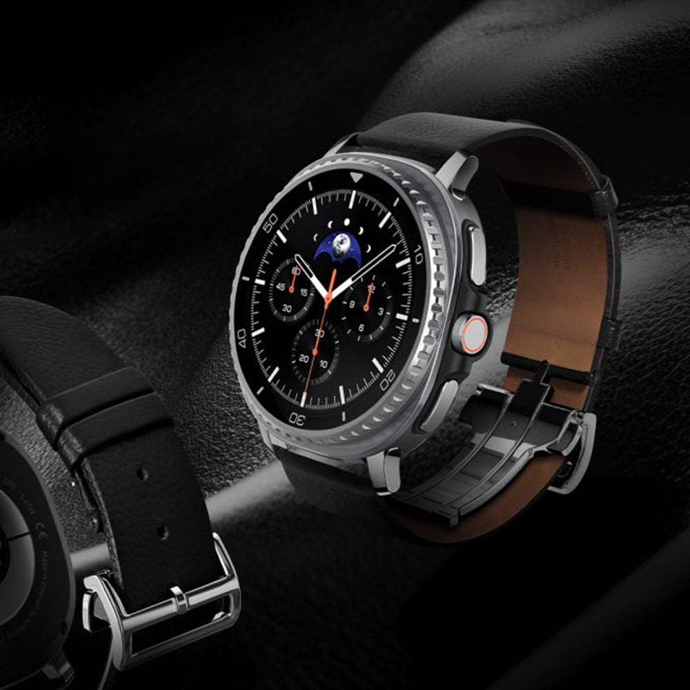 Spigen Enzo-armband för Samsung Galaxy Watch9 / Watch8 / Watch8 Classic-serien, svart AMP10119
