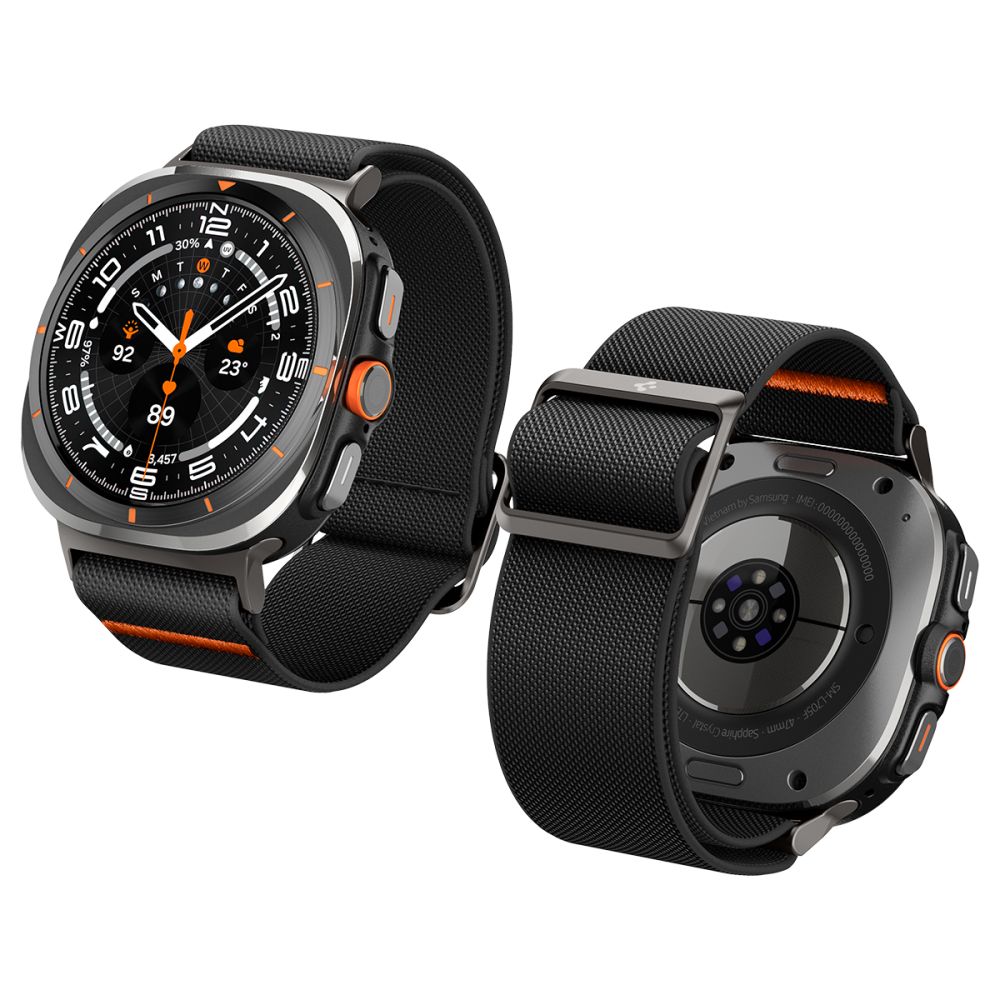 Spigen Fit Lite rem för Samsung Galaxy Watch Ultra, Svart AMP08772