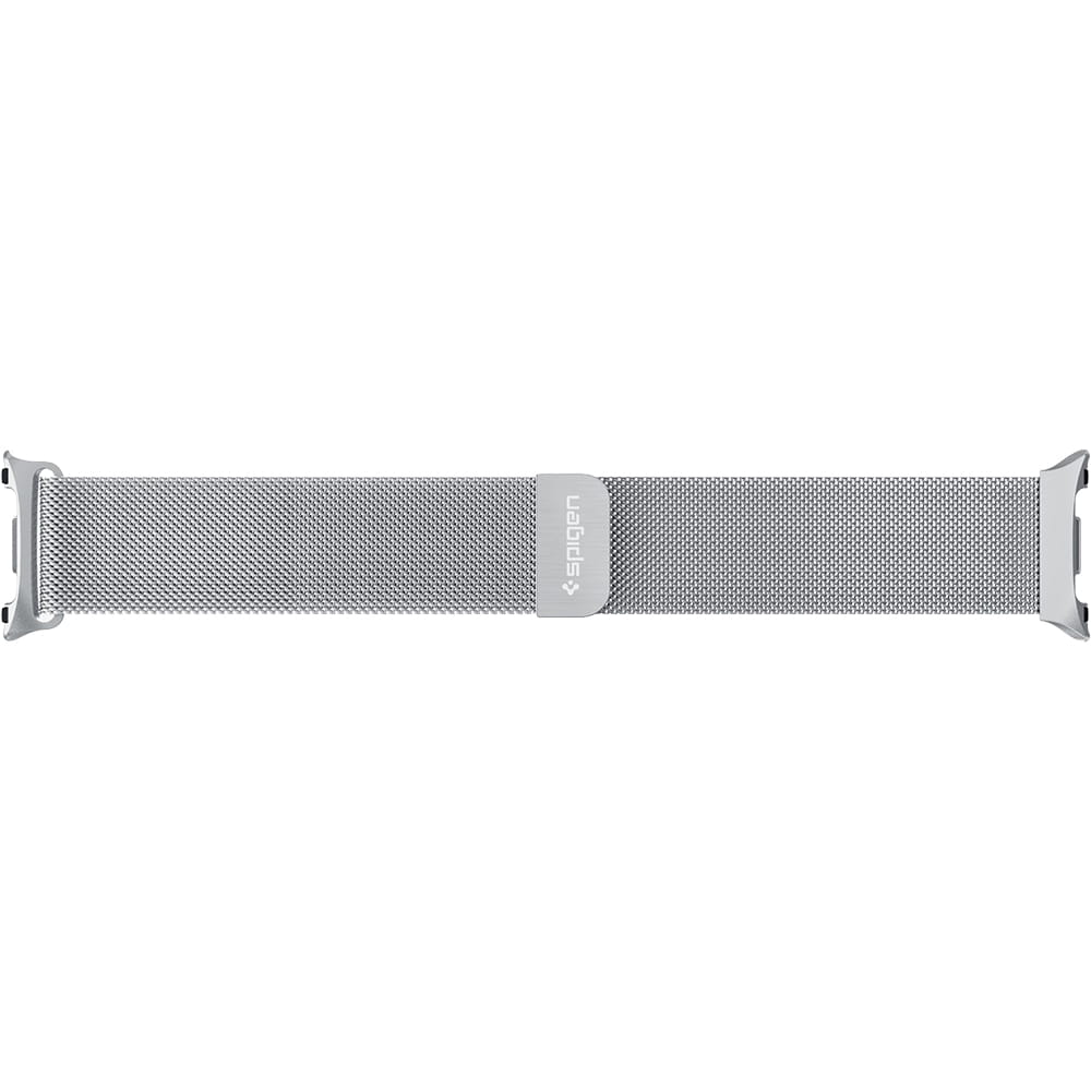 Spigen Metal Fit-armband för Samsung Galaxy Watch9 / Watch8 / Watch8 Classic-serien, Silver AMP10121