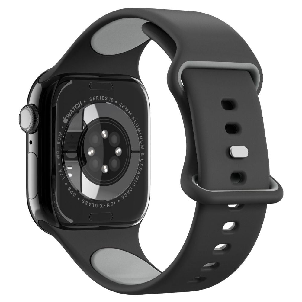 Spigen Nano Pop rem för Apple Watch 49mm / 46mm / 45mm / 44mm / 42mm Series, Svart AMP09321