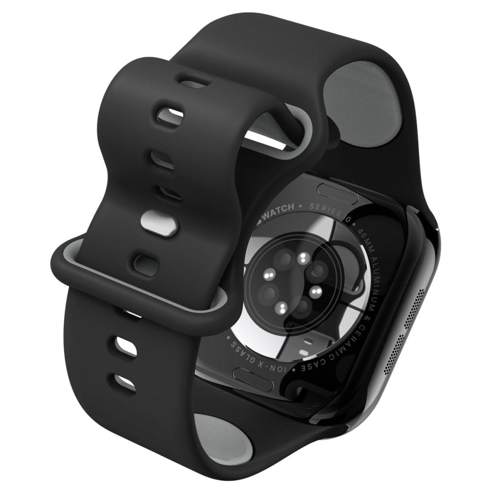 Spigen Nano Pop rem för Apple Watch 49mm / 46mm / 45mm / 44mm / 42mm Series, Svart AMP09321