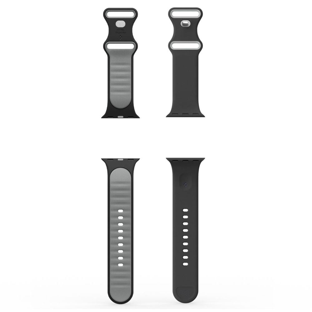 Spigen Nano Pop rem för Apple Watch 49mm / 46mm / 45mm / 44mm / 42mm Series, Svart AMP09321